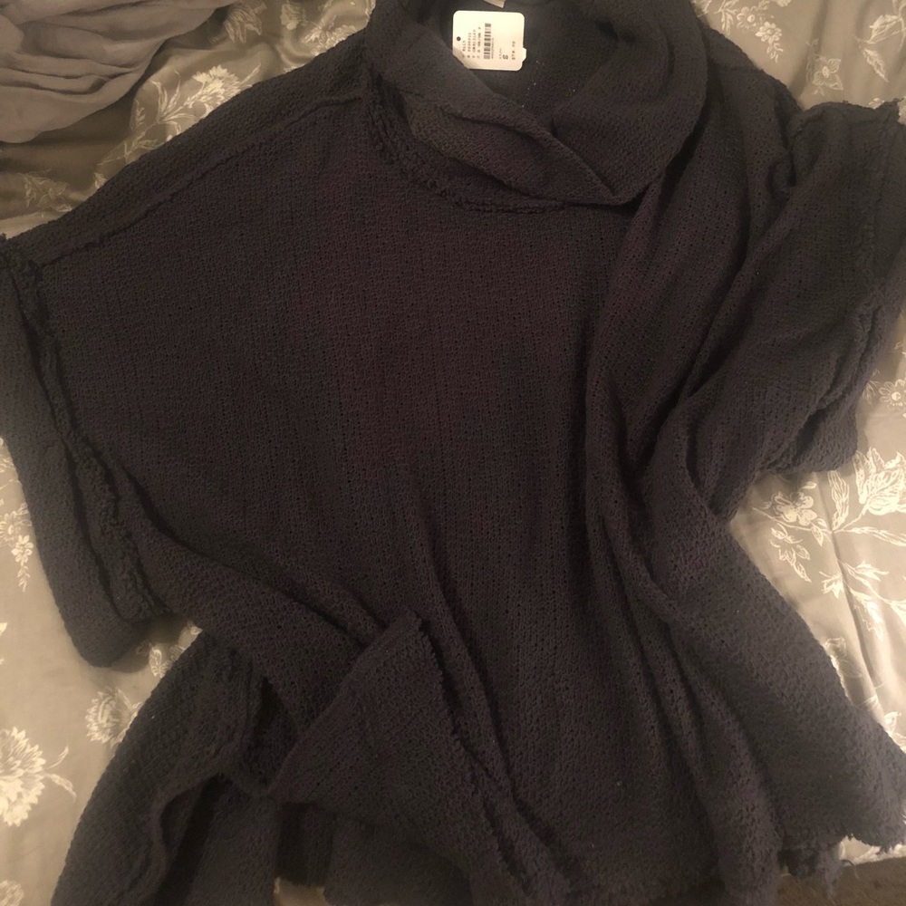 FREE PEOPLE Cowl Neck Sweater Top